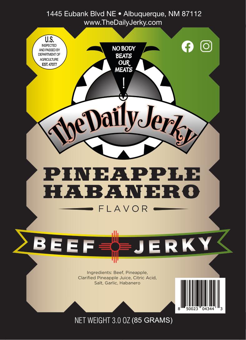 Pineapple Habanero Beef Jerky