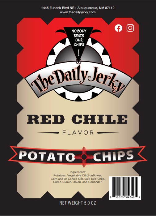 Red Chile Flavored chips
