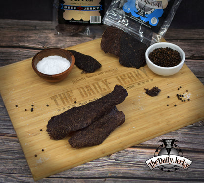 Salt and Pepper Beef Jerky Recipe - The Hedgecombers