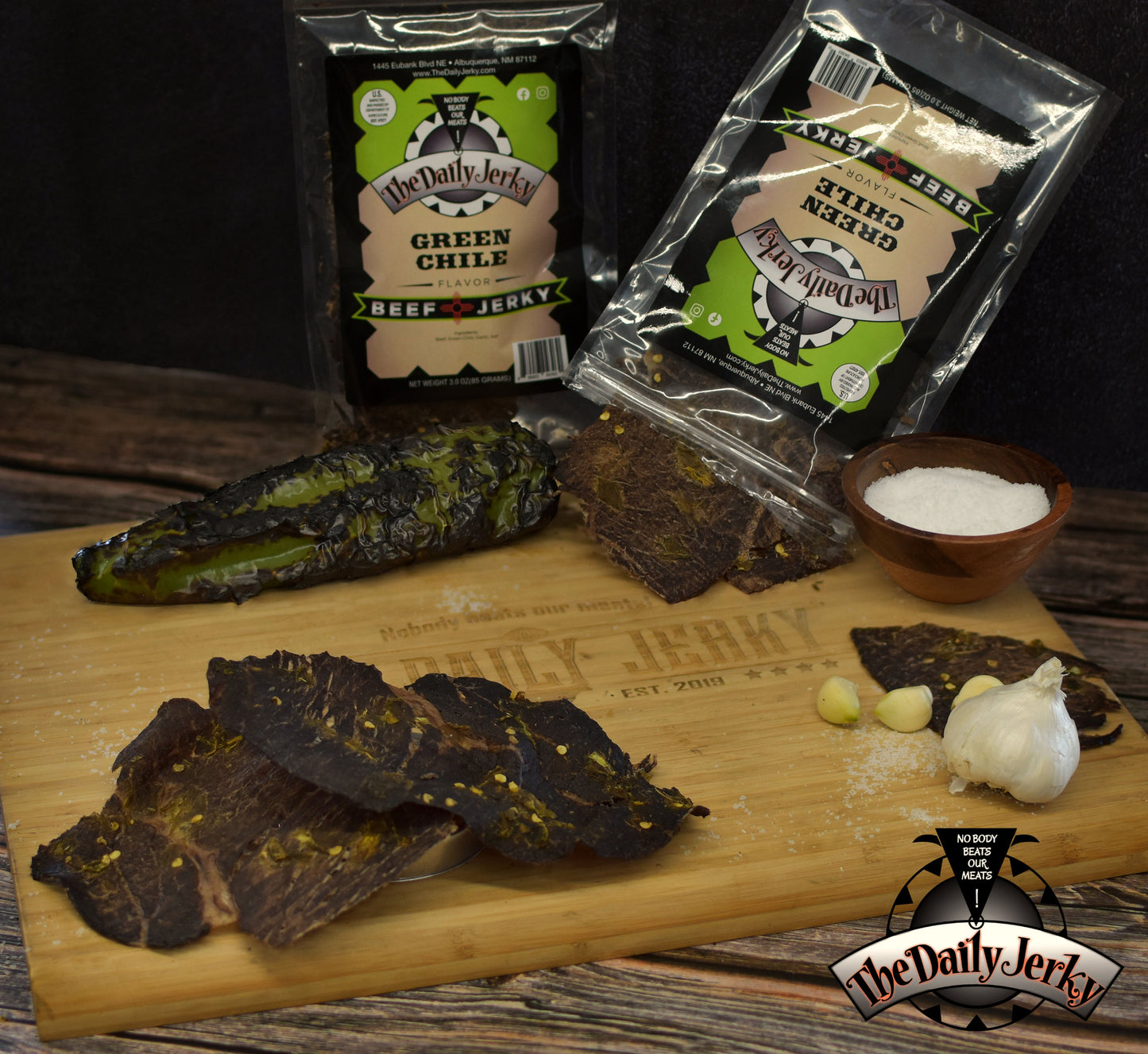 Green Chile Beef Jerky