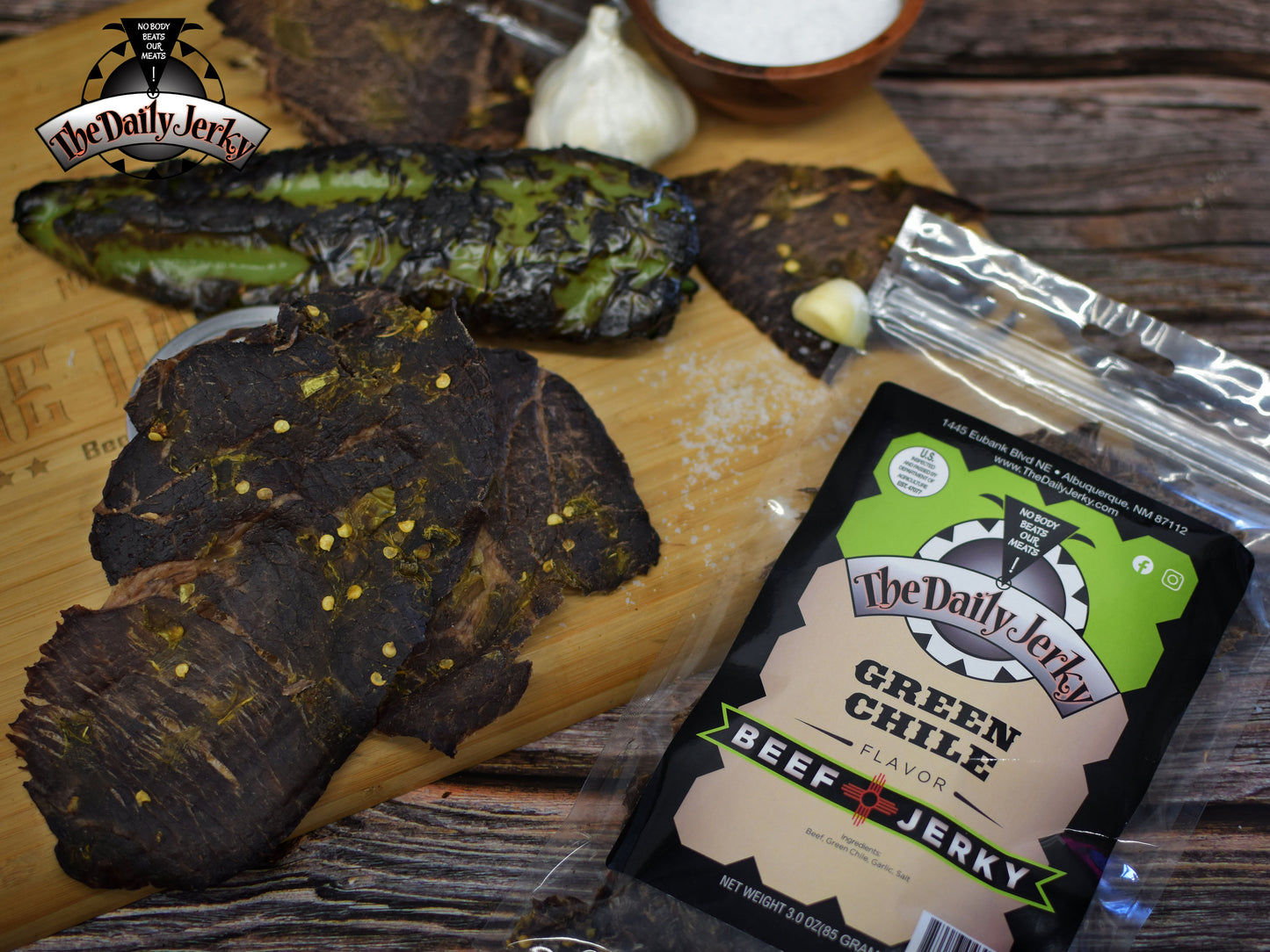 Green Chile Beef Jerky