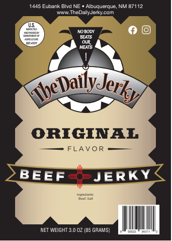 Original flavor beef jerky