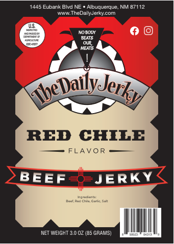 Red Chile Beef Jerky