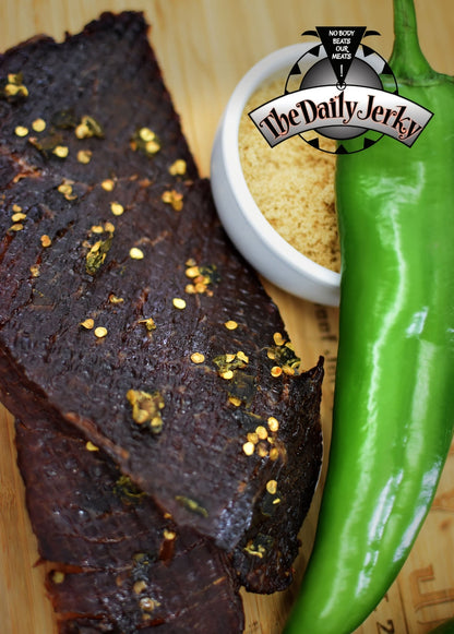 Green Chile Teriyaki Beef Jerky - The Daily JerkyBeef Jerky