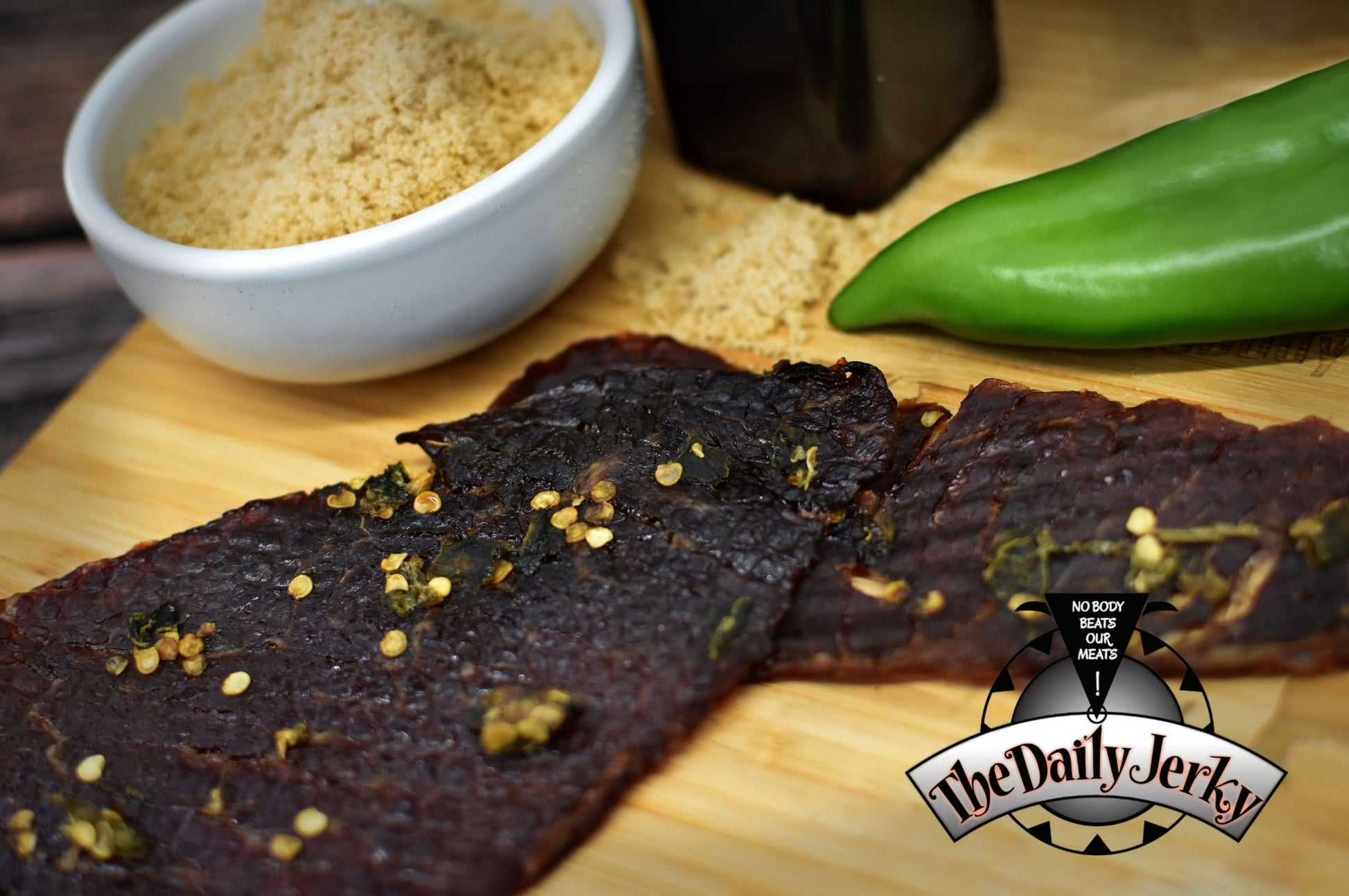 Green Chile Teriyaki Beef Jerky - The Daily JerkyBeef Jerky