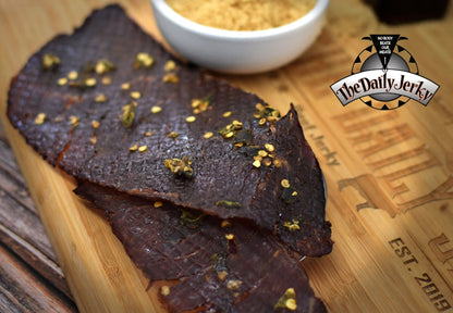 Green Chile Teriyaki Beef Jerky - The Daily JerkyBeef Jerky