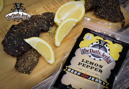 Lemon Pepper Beef Jerky - The Daily JerkyBeef Jerky