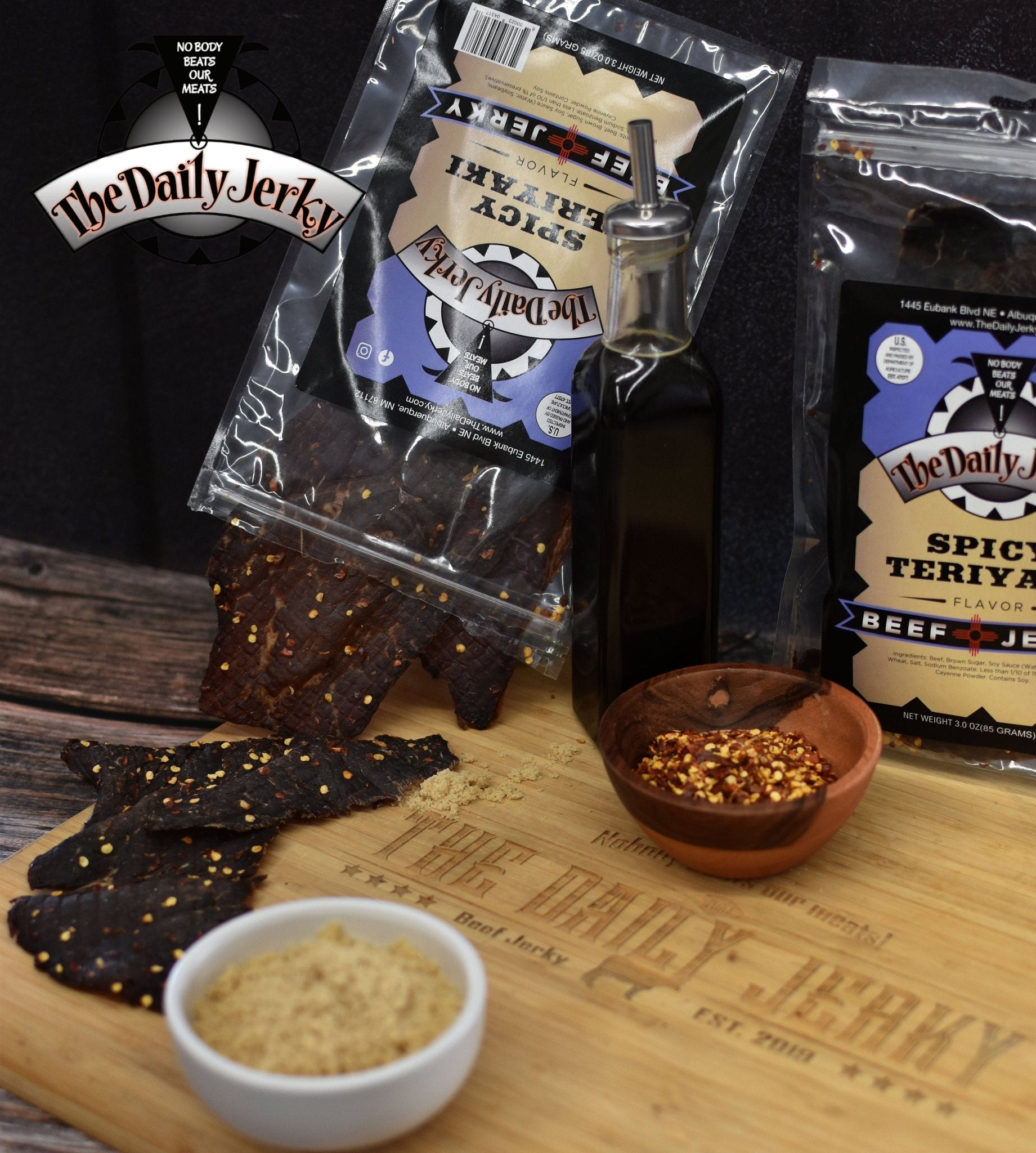 Spicy Teriyaki Beef Jerky - The Daily JerkyBeef Jerky