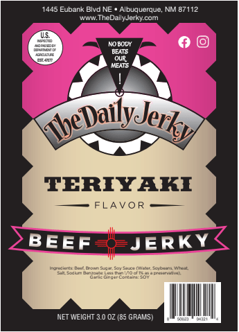 Teriyaki Beef Jerky - The Daily JerkyBeef Jerky